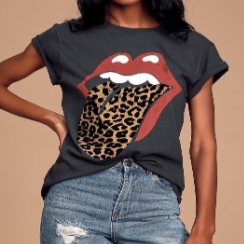 Free People Daydreamer Rolling Stones Graphic T-Shirt